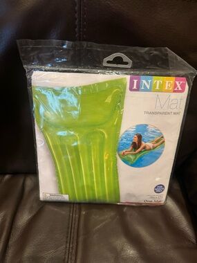 Transparent Green Women's Swim Mat